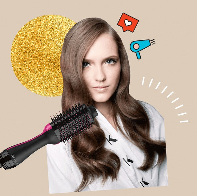 4 in 1 Hot Air Hair Straightener Brush